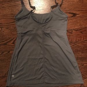 Lululemon top Size 4 Gray